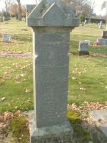 Headstone of William L. Adams at Hood River, OR